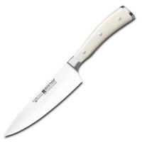 Нож поварской 16 см Wusthof Ikon Cream White - 5 фото