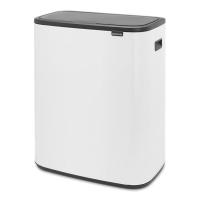 Мусорный бак 2x30 л Brabantia Bo Touch Bin белый - 2 фото