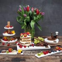 Жироль для шоколада 16х10 см Boska Chocowares белая - 1 фото