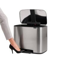 Мусорный бак 33 л Brabantia Bo Pedal Bin стальной - 9 фото