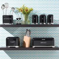 Банка для чая 11,5х18,5 см Kitchen Craft Lovello Black - 2 фото