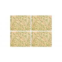 Набор салфеток подстановочных Spode Morris & Co зеленый 4 пр - 6 фото