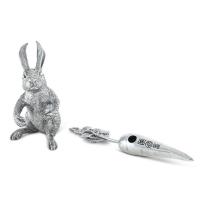 Солонка и перечница Rabbit Carrot 7,6х6,4 см Vagabond House Garden Friends - 5 фото