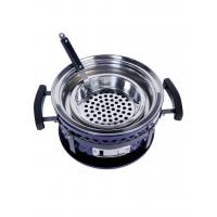 Угольный гриль 35х18 см Diamond Egg Tabletop Grill синий - 5 фото