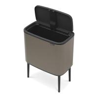 Мусорный бак 36 л Brabantia Bo Touch Bin серый - 6 фото