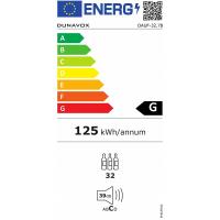 Встраиваемый винный шкаф на 32 бутылки Dunavox Flow DAUF-32.78DB черный - 7 фото