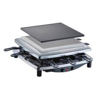 Раклетница 26х26 см Steba RC 3 Plus хром - 8 фото