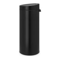 Мусорный бак 30 л Brabantia Touch Bin черный - 2 фото