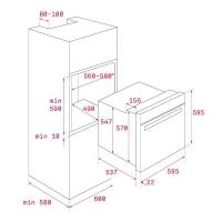 Духовой шкаф 60 см Teka Country HRB 6400 антрацит - 8 фото