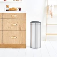 Мусорный бак 30 л Brabantia Touch Bin стальной - 4 фото