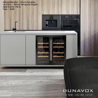 Встраиваемый винный шкаф на 32 бутылки Dunavox Flow DAUF-32.78DB черный - 3 фото