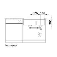 Кухонная мойка 75,5 см Blanco Subline 430/270-U белая - 2 фото