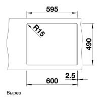 Кухонная мойка 61,5 см Blanco Pleon 6 жемчужная - 3 фото