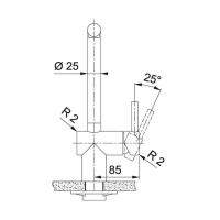 Смеситель Franke Atlas Neo Pull-Out черный матовый - 1 фото