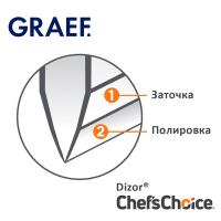 Точилка электрическая 75 Вт Graef CC-150 белая - 5 фото