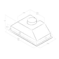 Встраиваемая вытяжка 54 см Elica Live Era C BL/A/52 черная - 6 фото
