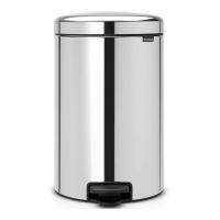 Мусорный бак с педалью 20 л Brabantia NewIcon стальной - 1 фото