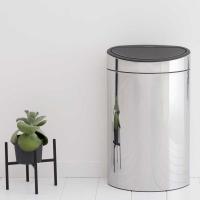 Мусорный бак 40 л Brabantia Touch Bin стальной - 4 фото