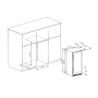 Винный шкаф Meyvel на 77 бутылок Meyvel MV77PRO-KBT2 черный - 22 фото