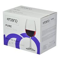 Набор бокалов для красного вина 350 мл Krosno Pure 6 пр - 3 фото