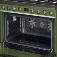 Варочный центр 90 см Smeg Portofino CPF9GPOG оливковый - 2 фото