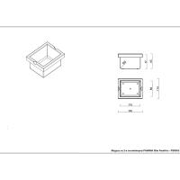 Держатель 28х11,4 см Kantera Panama Slim PearlArc PSR005-EG золото - 4 фото