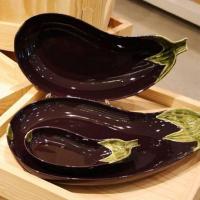 Салатник 35,5 см Bordallo Pinheiro Aubergine - 4 фото