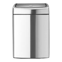 Ведро для мусора 10 л Brabantia Touch Bin стальное - 1 фото