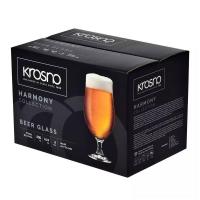 Бокал для пива 500 мл Krosno Harmony прозрачный - 5 фото
