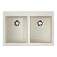 Кухонная мойка 80 см Omoikiri Solidity Bosen 80-2-WH белая - 1 фото