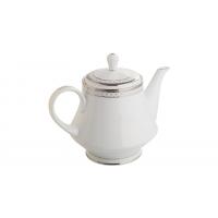 Чайник заварочный 1,1 л Noritake Rochester Platinum белый - 3 фото