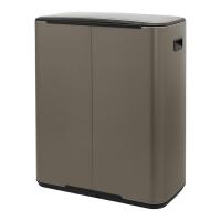 Мусорный бак 60 л Brabantia Bo Pedal Bin платиновый - 4 фото