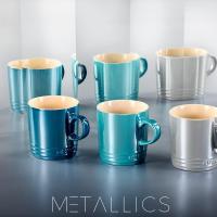 Кружка 350 мл Le Creuset Metallics бирюзовая - 3 фото