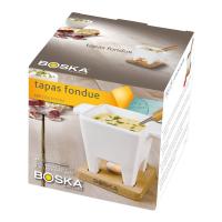 Набор для фондю керамический Boska 4 пр белый - 9 фото