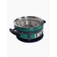 Угольный гриль 35х18 см Diamond Egg Tabletop Grill зеленый - 2 фото