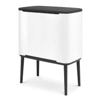 Мусорный бак 34 л Brabantia Bo Touch Bin белый - 4 фото