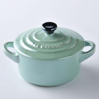 Кокотница керамическая 250 мл Le Creuset Metallics мята - 2 фото