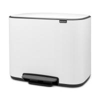 Мусорный бак 34 л Brabantia Bo Pedal Bin белый - 3 фото