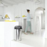 Мусорный бак 60 л Brabantia Touch Bin стальной - 2 фото