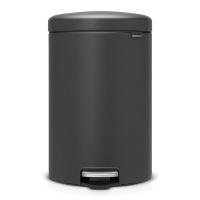 Мусорный бак с педалью 20 л Brabantia NewIcon черный - 1 фото