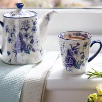 Чайник заварочный 900 мл Kitchen Craft London Pottery синий - 4 фото