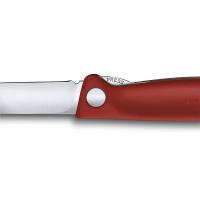 Кухонный нож для чистки овощей 11 см Victorinox Swiss Classic красный - 3 фото