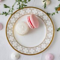 Тарелка хлебная 16,5 см Noritake Trefolio Gold белая - 6 фото