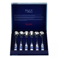 Набор чайных ложек Spode Blue Italian 6 пр белый - 3 фото