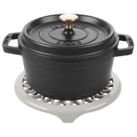 Подставка под горячее 23 см Staub Serving белая - 2 фото