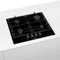 Газовая варочная панель 58,2х52 см Bosch Serie 6 PCP6A6B90R черная - 2 фото