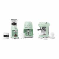 Кофемолка электрическая SMEG 50’s Style CGF11PGEU зеленая - 1 фото