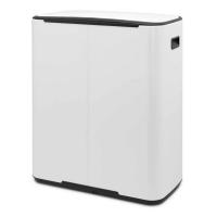 Мусорный бак 2x30 л Brabantia Bo Touch Bin белый - 4 фото