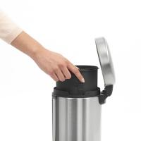 Мусорный бак с педалью 3 л Brabantia NewIcon стальной - 4 фото