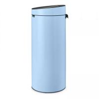 Ведро для мусора 30 л Brabantia Touch Bin голубое - 2 фото